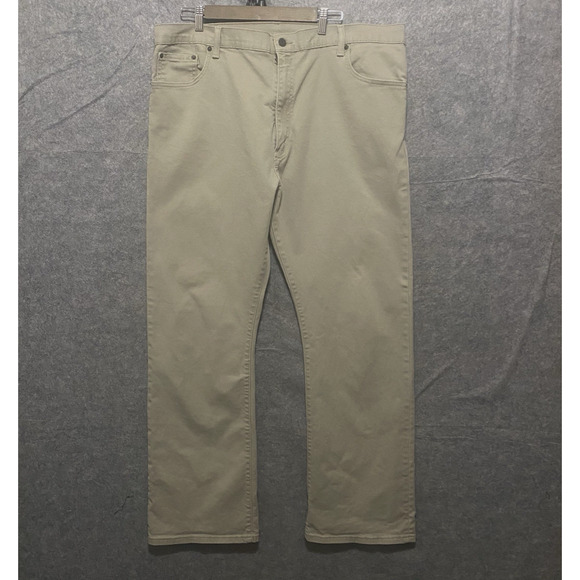 Levis 517 Bootcut‎ Mens 42x32 Beige Cotton Stretch Classic - Picture 1 of 8